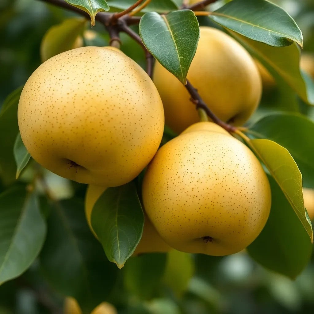Nashi Birne "Nijisseiki" - einjährige Obstpflanze ideal zur Säulen-Erziehung