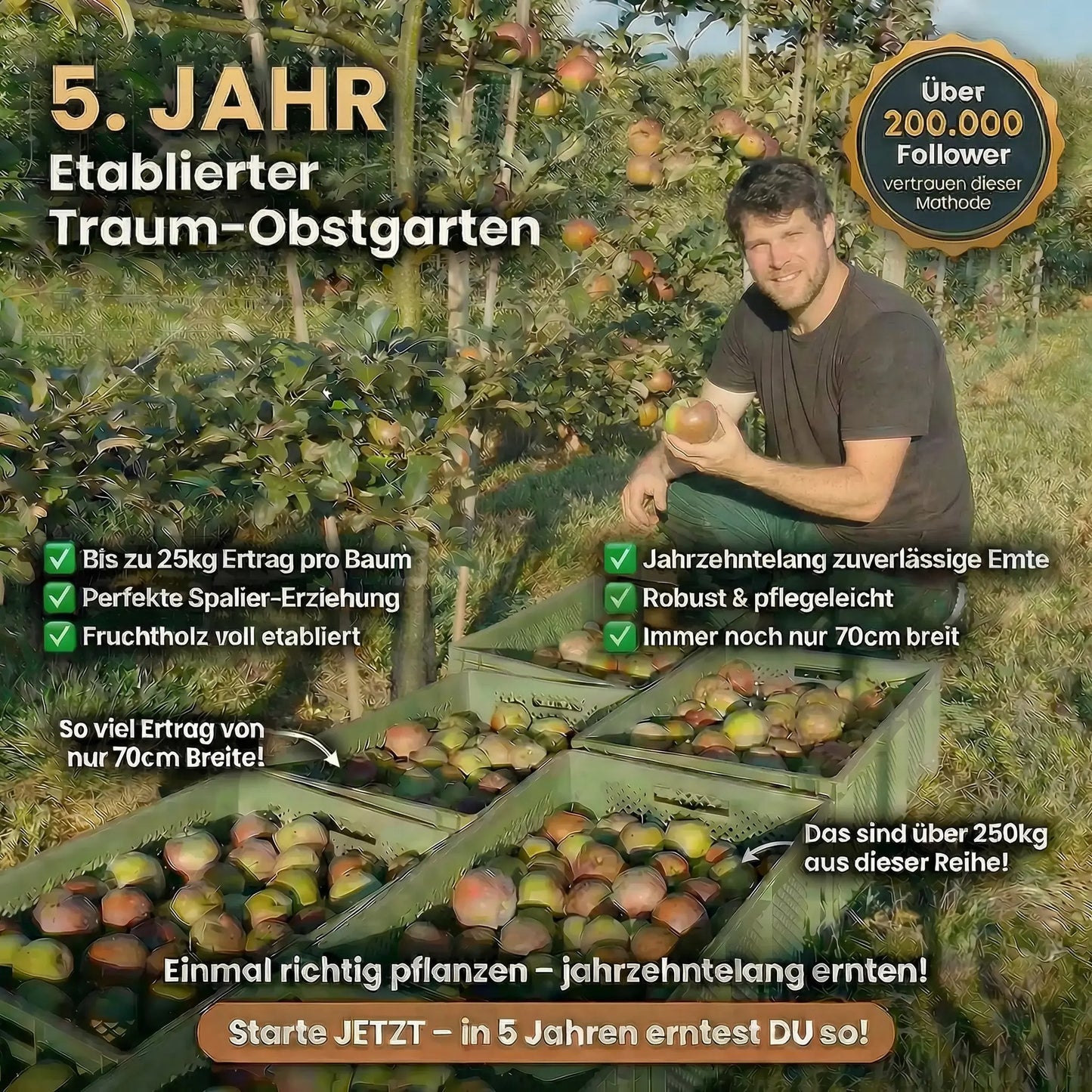 Spalierobst XXL Selbstversorger Set