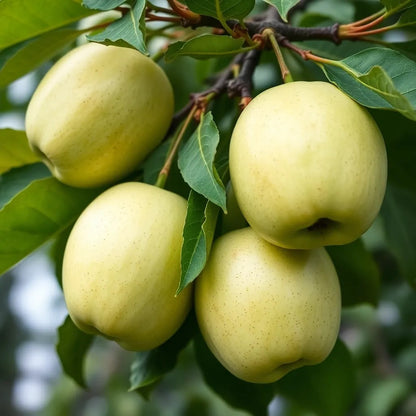 Apfel "Weißer Winterglockenapfel" - einjährige Obstpflanze ideal zur Säulen-Erziehung