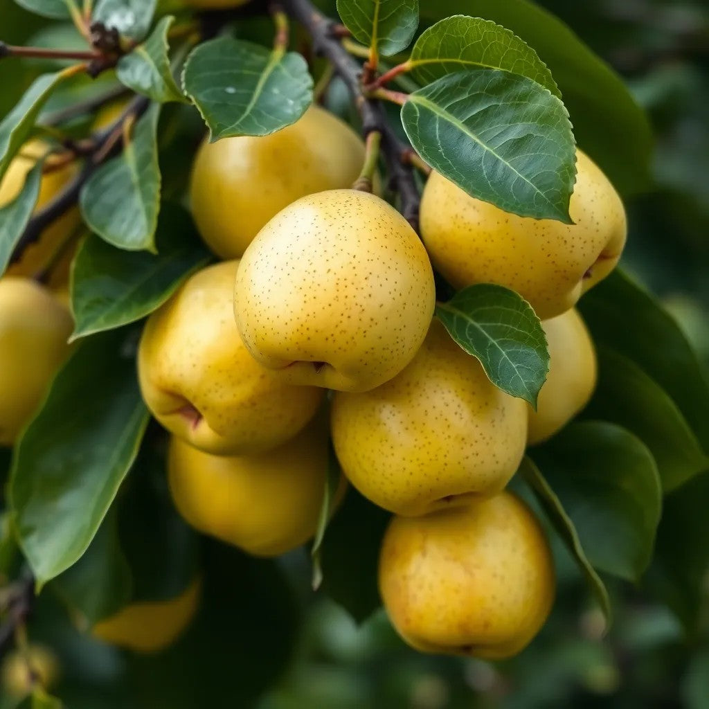 Nashi Birne "Nijisseiki" - einjährige Obstpflanze ideal zur Säulen-Erziehung