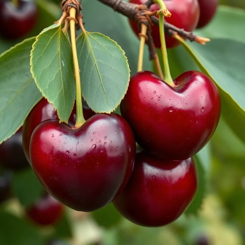 Kirsche "Sylvia" - einjährige Obstpflanze ideal zur Säulen-Erziehung