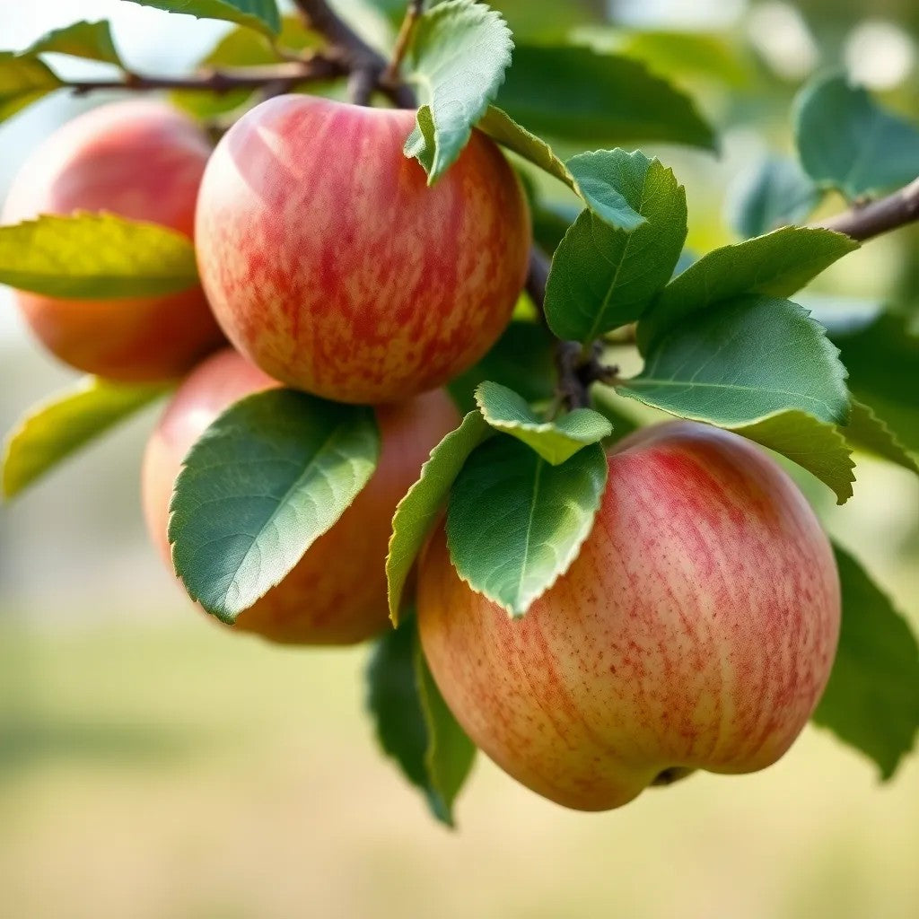 Apfel "Schöner von Herrnhut" - einjährige Obstpflanze ideal zur Säulen-Erziehung