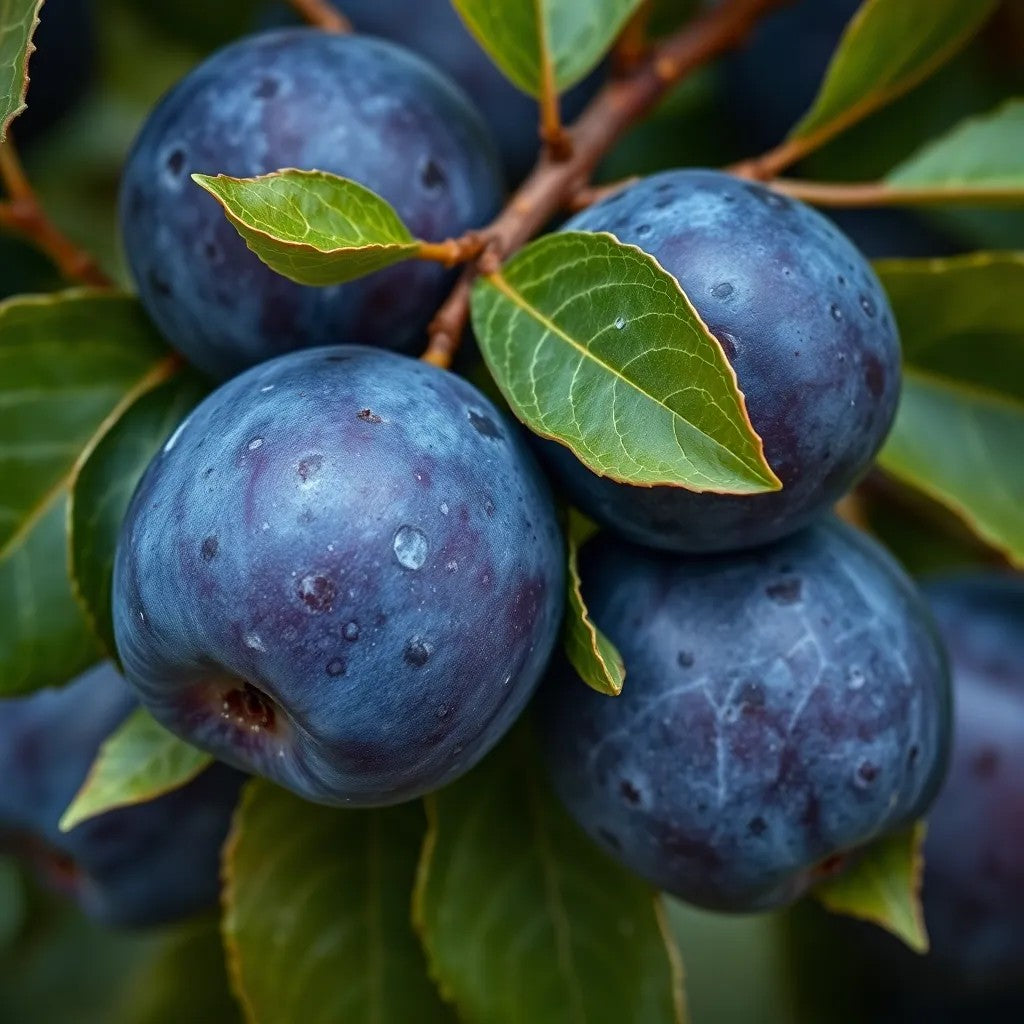 Zwetschge "Wangenheimer Frühzwetsche" - einjährige Obstpflanze ideal zur Spalier-Erziehung