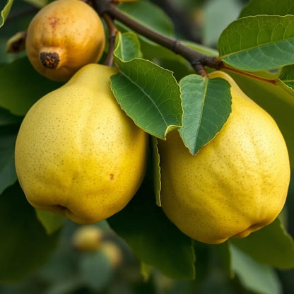 Quitte "Bereczki Birnenquitte" - einjährige Obstpflanze ideal zur Spalier-Erziehung