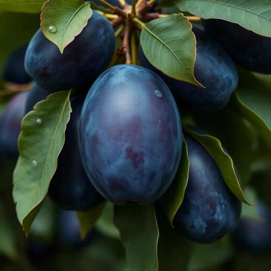 Pflaume "President" - einjährige Obstpflanze ideal zur Säulen-Erziehung