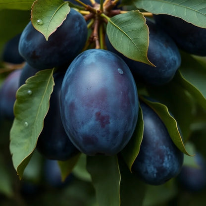 Pflaume "President" - einjährige Obstpflanze ideal zur Säulen-Erziehung