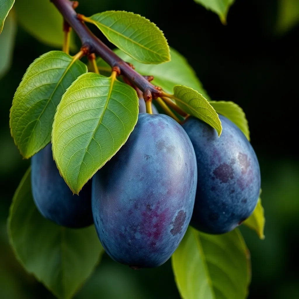 Zwetsche "Hauszwetsche" - einjährige Obstpflanze ideal zur Spalier-Erziehung